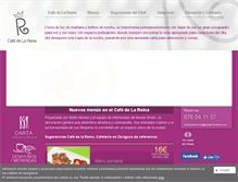 Tablet Screenshot of cafedelareina.com
